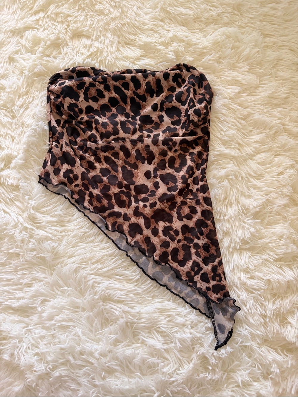 Leopard Print Tube Top